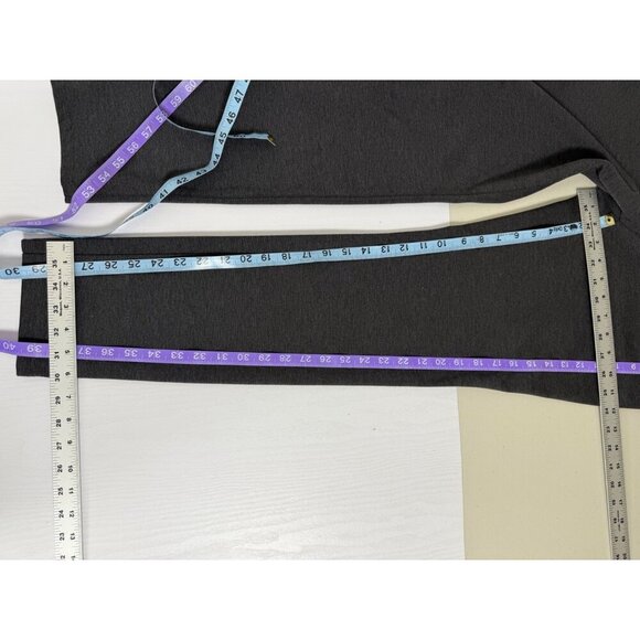 Chicos So Slimming Peyton Pants Womens Sz 0.5 (6) Dark Gray Ponte Knit Tapered - Picture 6 of 11